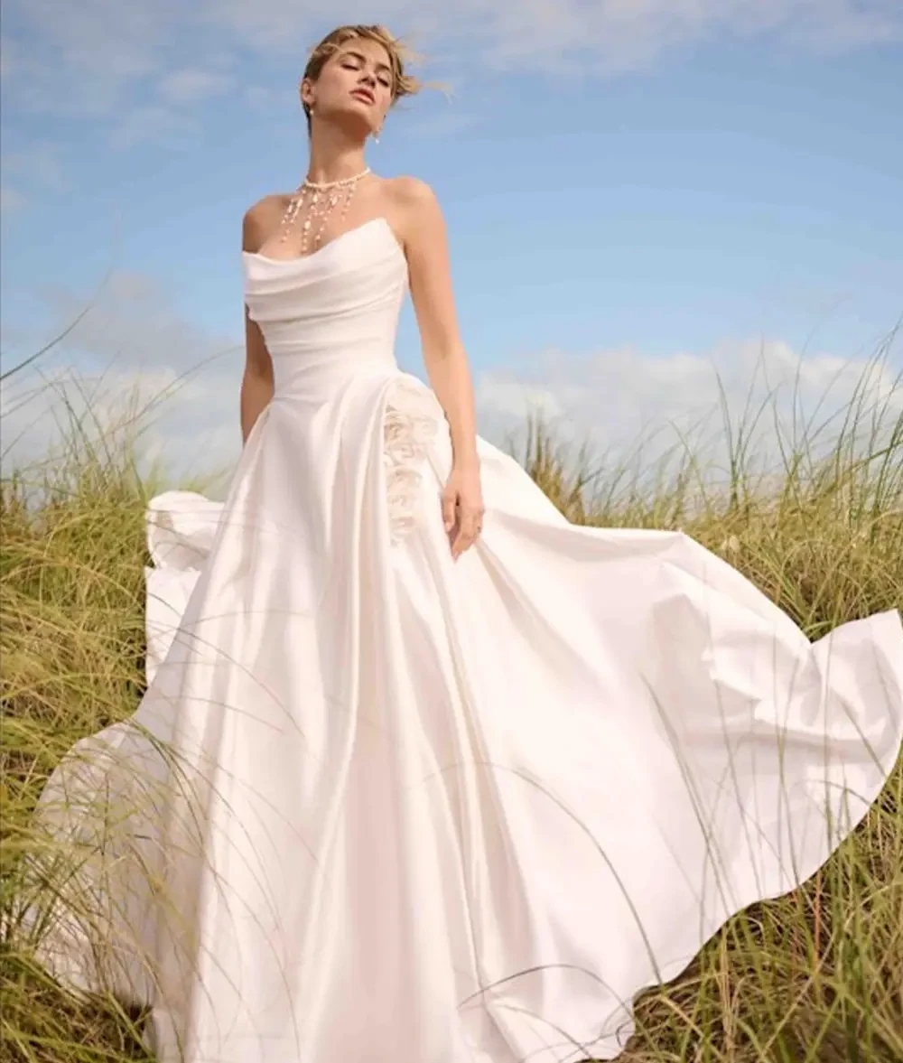 Model wearing a Maggie Sottero wedding dress