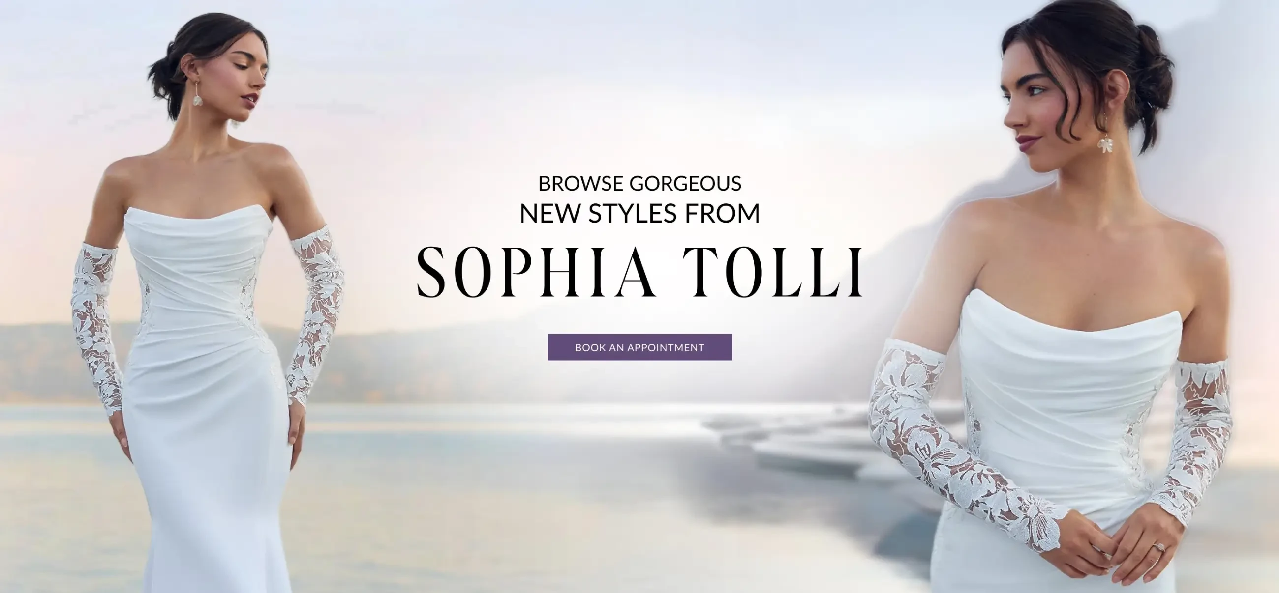 Sophia Tolli wedding dresses at Bridal Novias