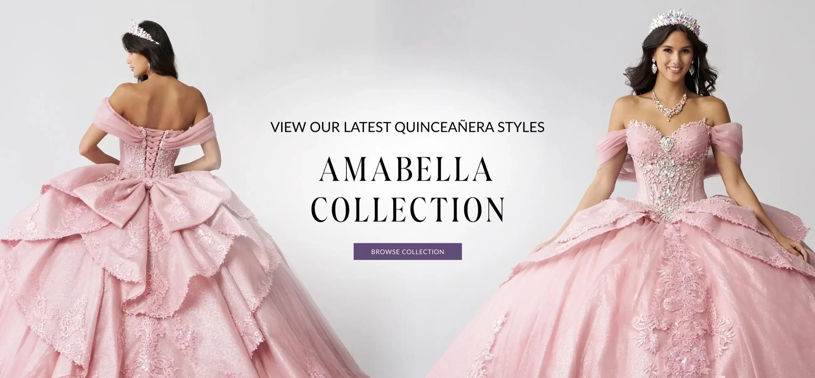 Amabella Quinceanera collection at Bridal Novias