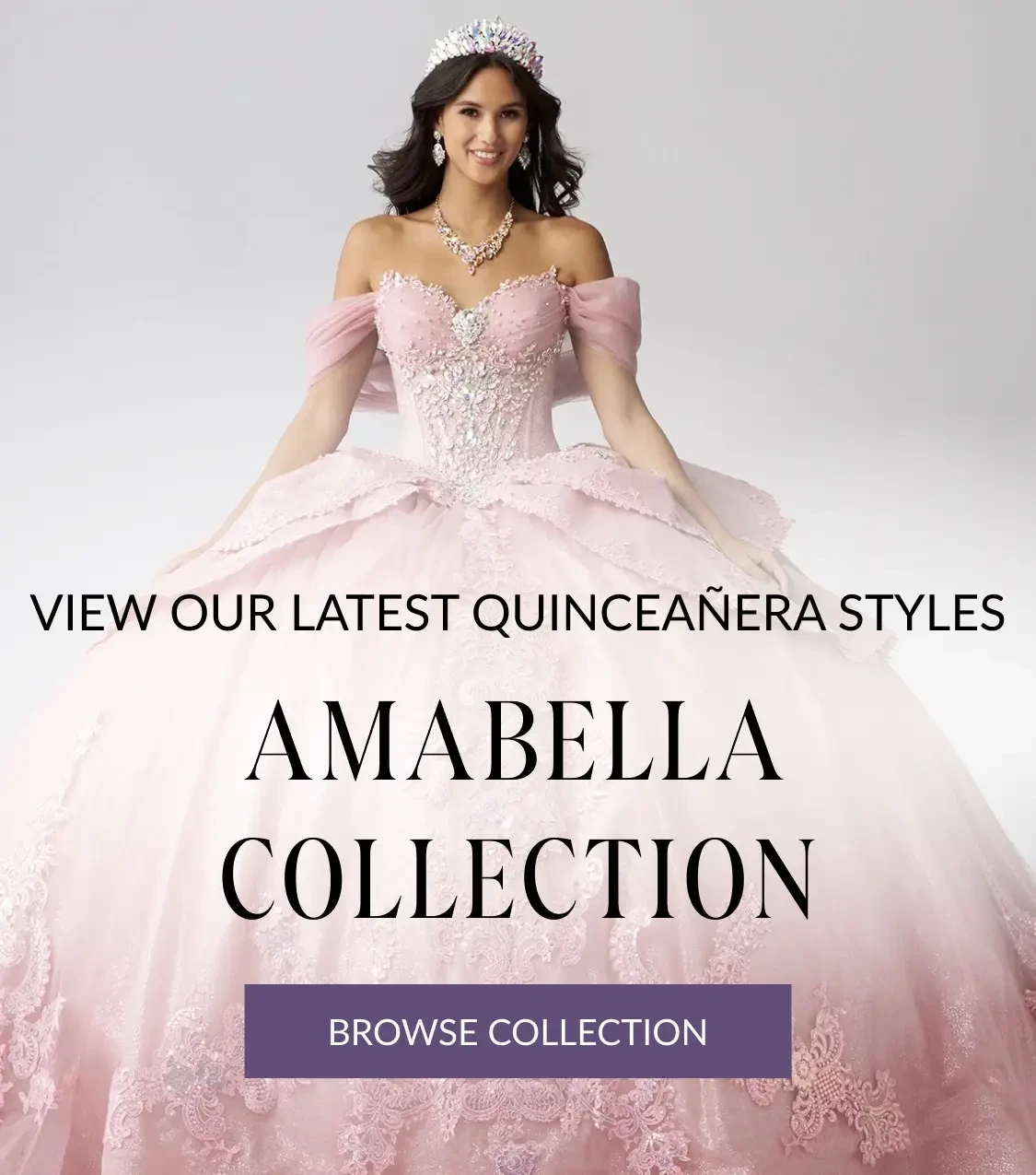 Amabella Quinceanera collection at Bridal Novias